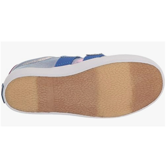 Keds Kids Courtney HL Sneaker, Blue Iridescent, 4 US Unisex Little Kid - Picture 4 of 6